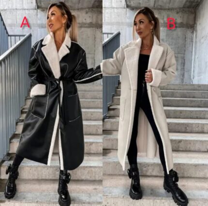 LONG FLEECE COATS